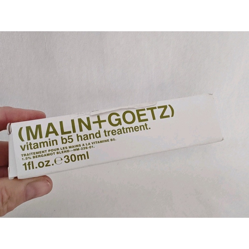 MALIN+GOETZ Vitamin B5 HAND‎ TREATMENT BERGAMOT 1 fl oz - Exp 2027